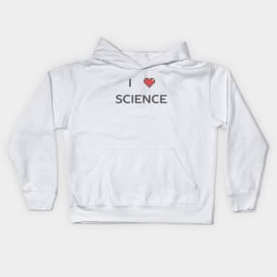 I love science t-shirt Kids Hoodie